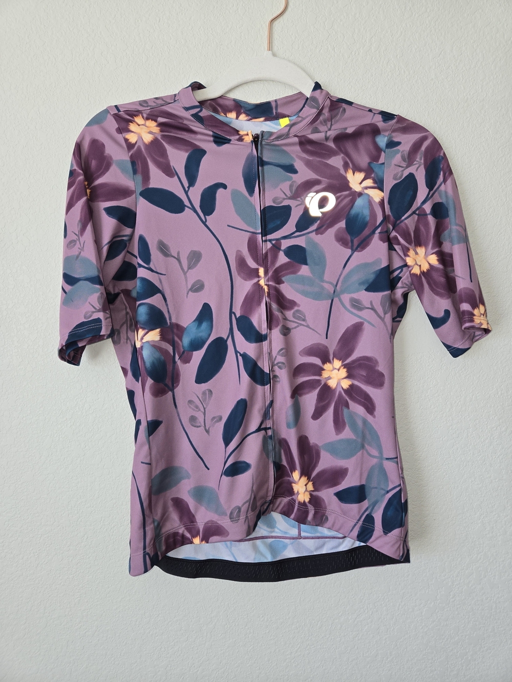 Pearl Izumi Women's Purple Floral Cycling Jersey - Picture 1 of 12
